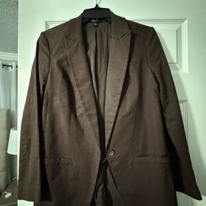 Express Dark Brown Women’s Blazer